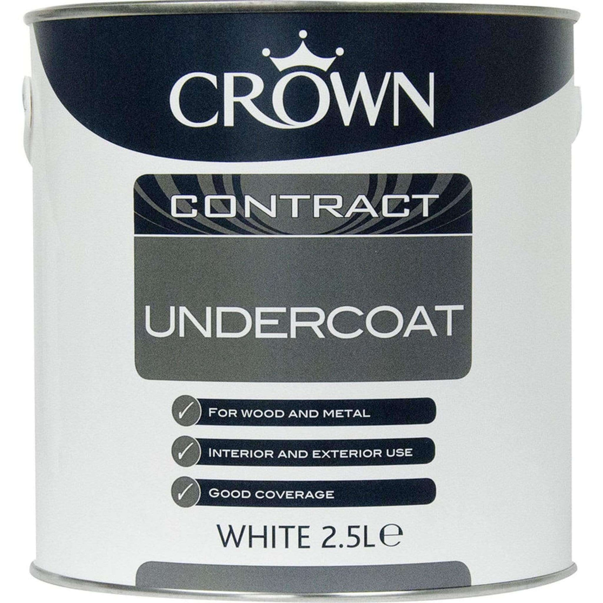 Paint  -  Crown Contract Undercoat White 2.5L  -  50145645