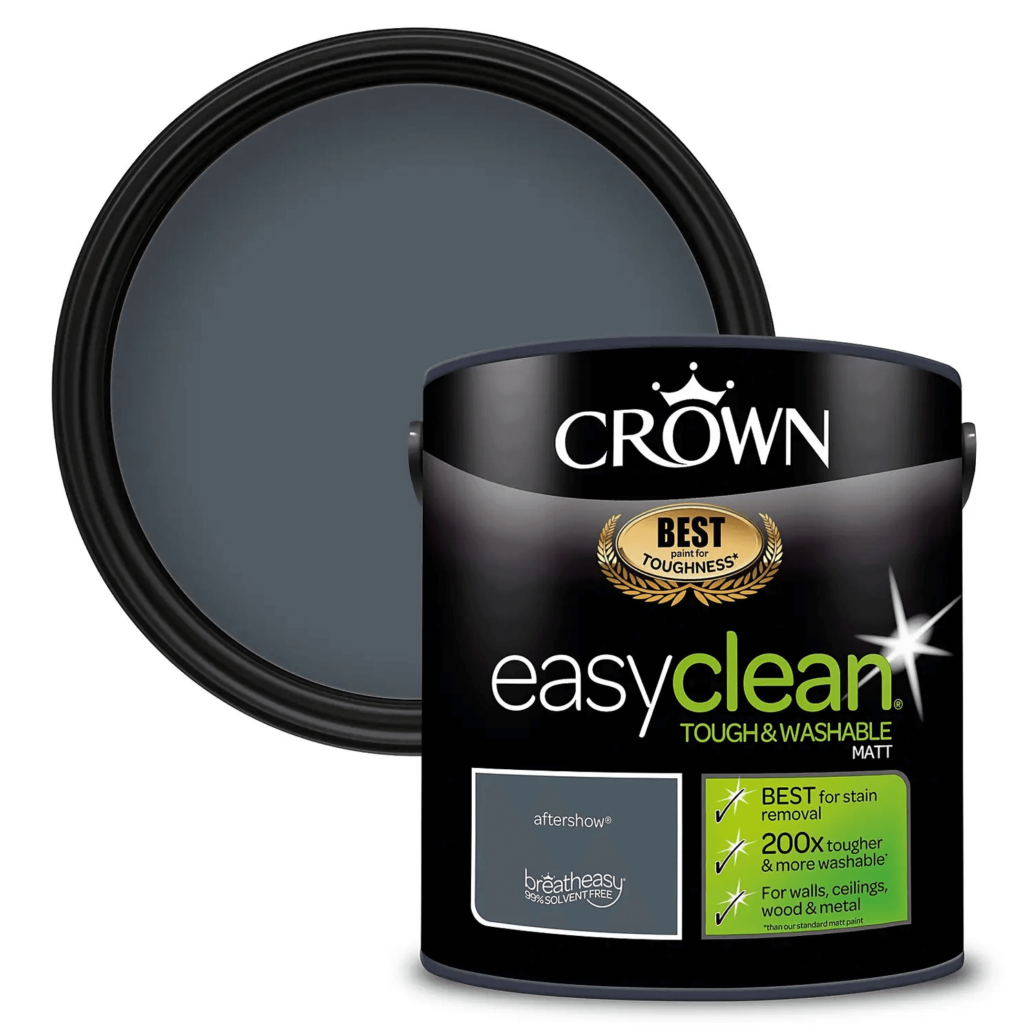 Paint  -  Crown Easyclean Vinyl Matt Aftershow 2.5L  -  50147189
