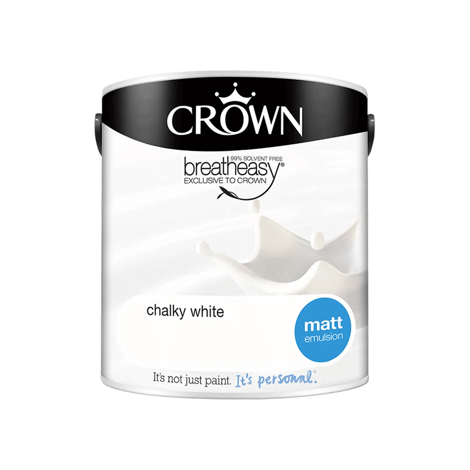 Paint  -  Crown Vinyl Matt Chalky White 2.5L  -  50147180