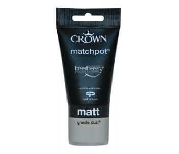 Paint  -  Crown Vinyl Matt Granite Dust - 40Ml  -  50143824