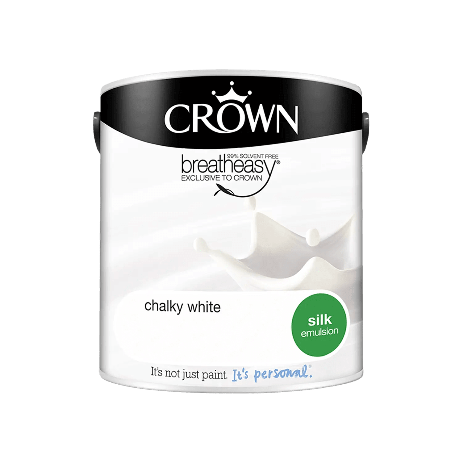 Paint  -  Crown Vinyl Silk Chalky White 2.5L  -  50147188