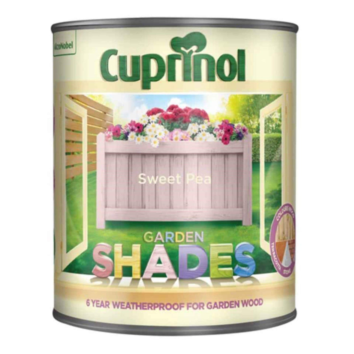 Paint  -  Cuprinol Garden Shades 1L Sweet Pea  -  50149537