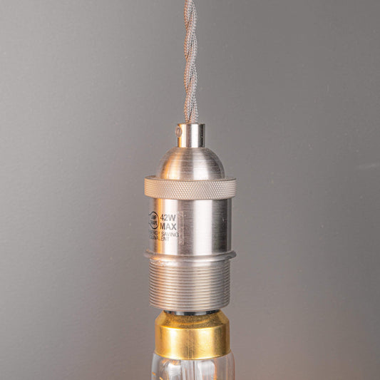 Lights  -  Dale Satin Nickel Cable Suspension Ceiling Light  -  50150533