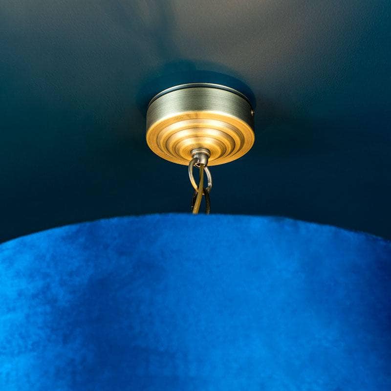 Lights  -  Laura Ashley Sorrento Antique Brass Ceiling Light  -  60006295