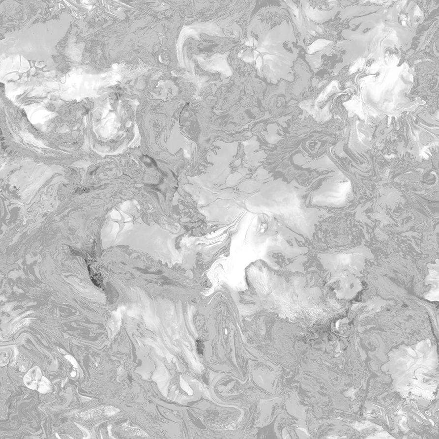 Wallpaper  -  Debona Liquid Marble Silver Wallpaper - 6355  -  60003875