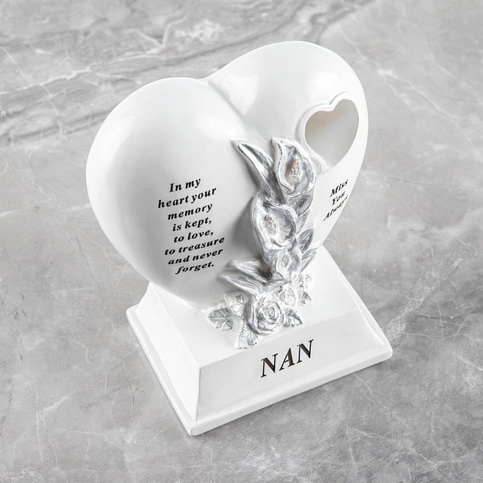 Gardening  -  Double Heart Lily Memorial Ornament - Nan  -  50155857