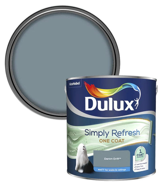 Paint  -  Dulux Simply Refresh Denim Drift 2.25L  -  50156146
