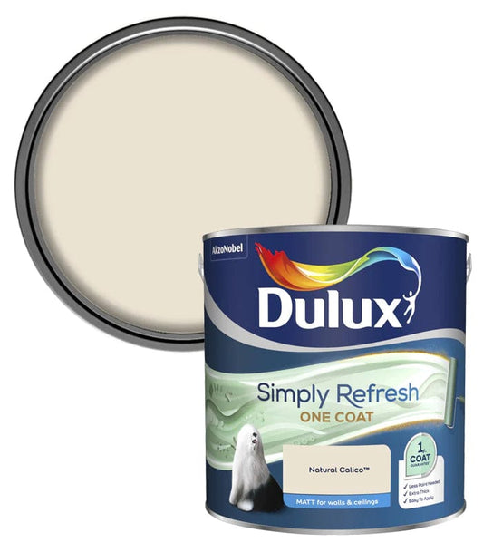 Paint  -  Dulux Refresh Natural Calico 2.25L  -  50156155