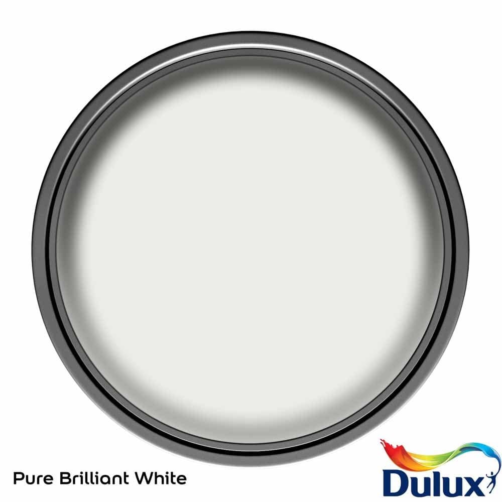 Paint  -  Dulux 5L Pure Brilliant White Silk Paint  -  50152940