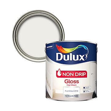 Paint  -  Dulux Non Drip Gloss 2.5L Pure Brilliant White 2.5L  -  00470322