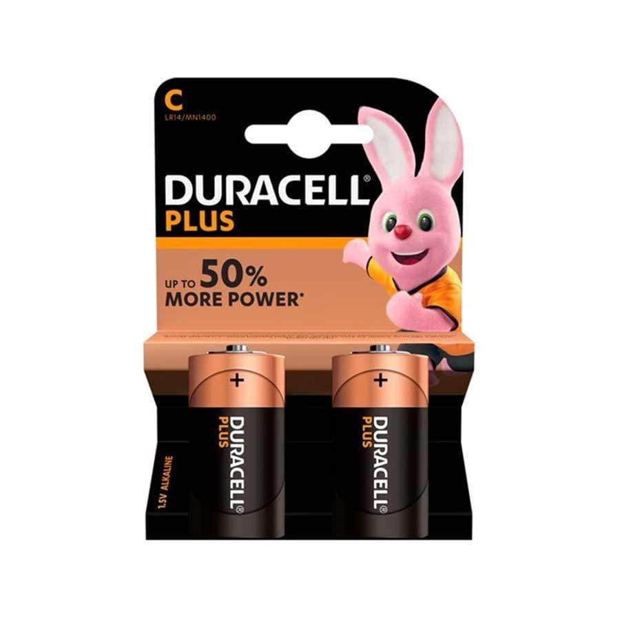 DIY  -  Duracell Plus Power C Batteries 2 Pack  -  50008602