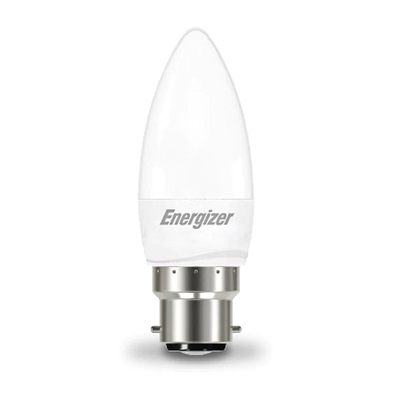 Lights  -  Energizer Led Opal Candle Light Bulb Cool White B22 40W  -  60003311