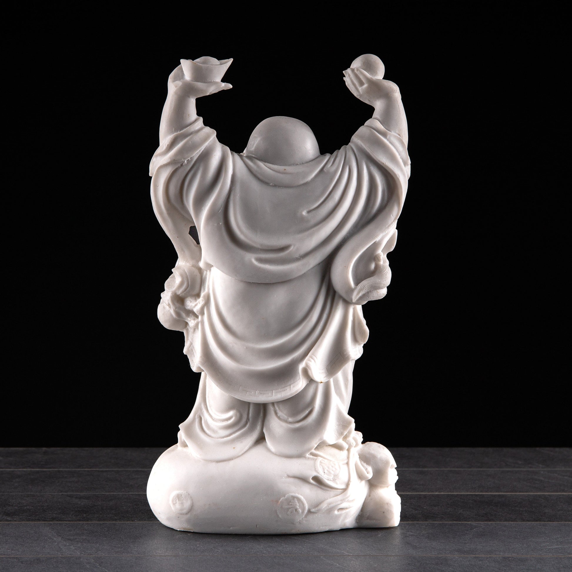 Gardening  -  White Hands Lifted Buddha Ornament 45cm  -  60002513
