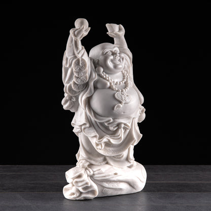 Gardening  -  White Hands Lifted Buddha Ornament 45cm  -  60002513