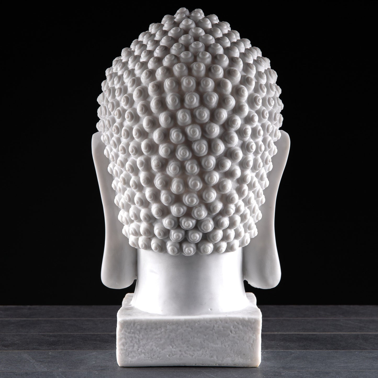 Gardening  -  White Buddha Head Bust 52Cm  -  60002509