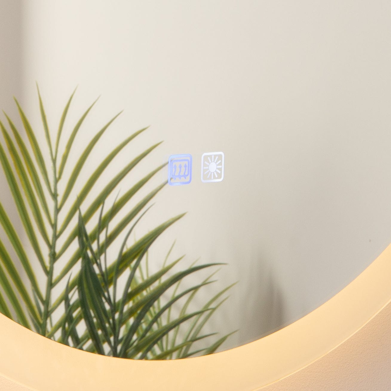 Mirrors  -  Euroshowers Round Led Bathroom Mirror  -  50155667