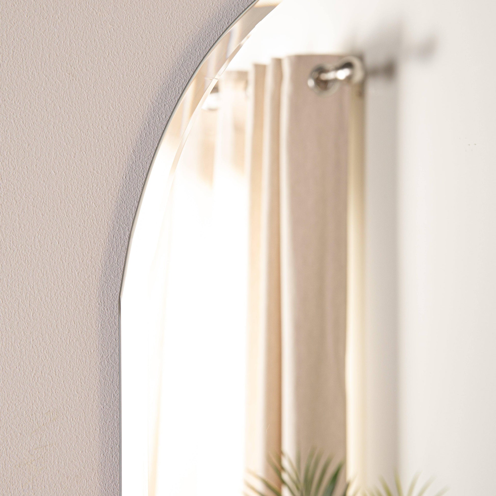 Euro Mirror Round Top Bev 40X40 Taskers Online Store, Liverpool