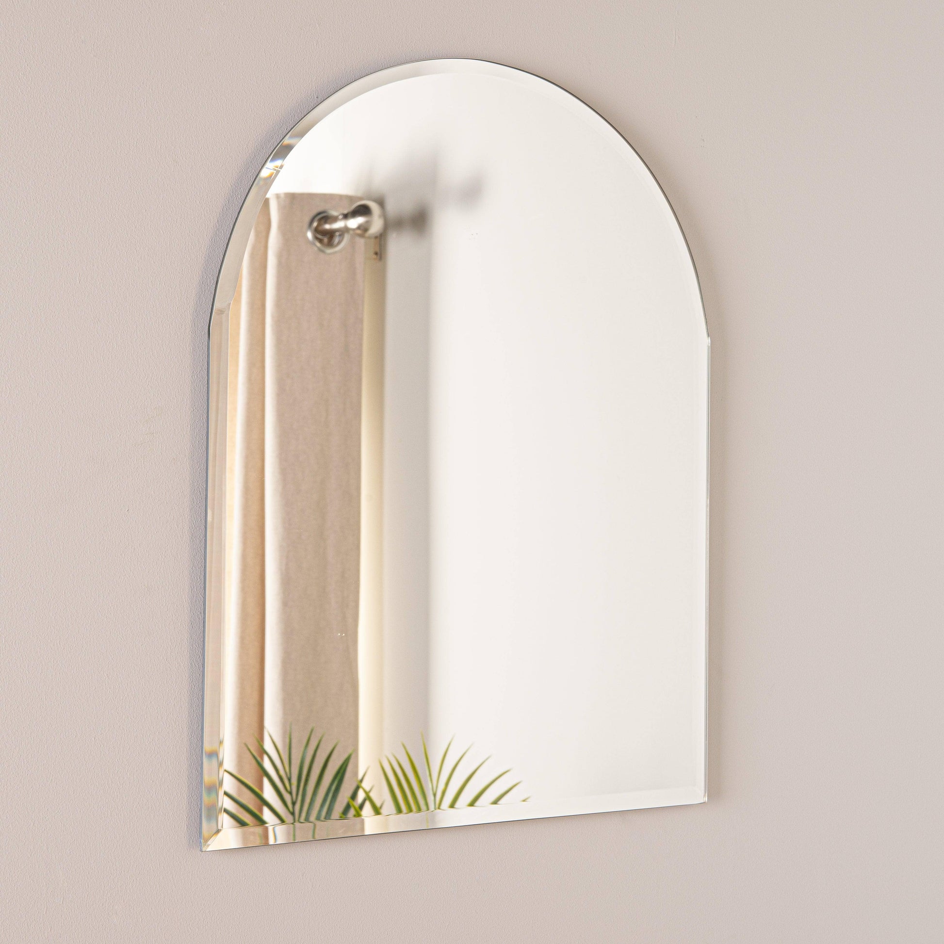 Euro Mirror Round Top Bev 40X40 Taskers Online Store, Liverpool