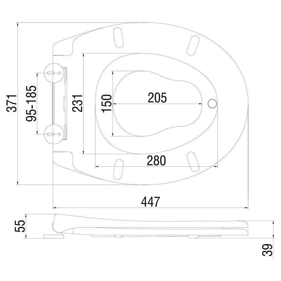 Homeware  -  Euroshowers Family Multi Toilet Seat With Soft Close  -  50128591