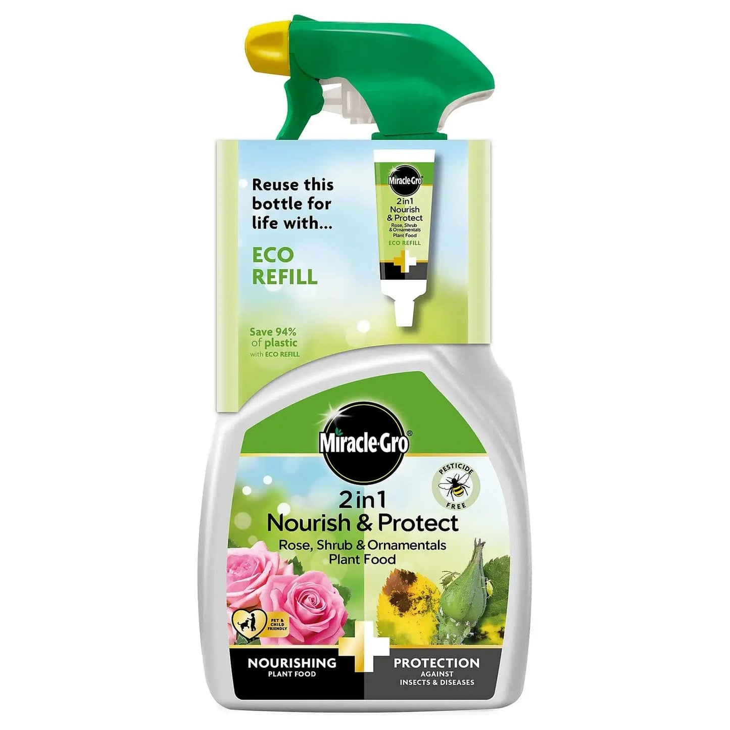 Gardening  -  Evgreen Miracle-Gro Nourish and Prote Spray 800ml  -  60002969