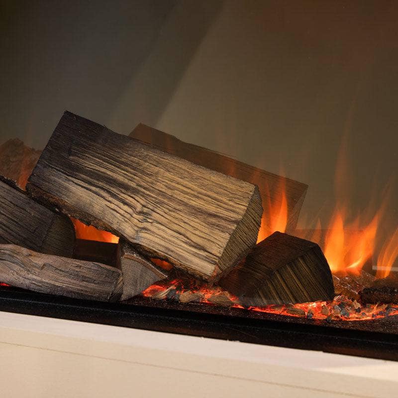 Ash Electric Built In Fire with Logs | Taskers Online Store, Liverpool u0026  Manchester
