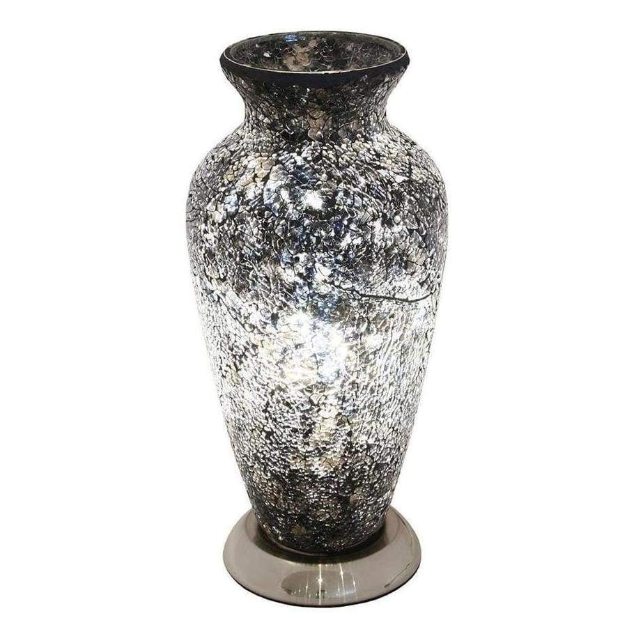 Lights  -  Febland Black Mosaic Vase Lamp  -  50131787