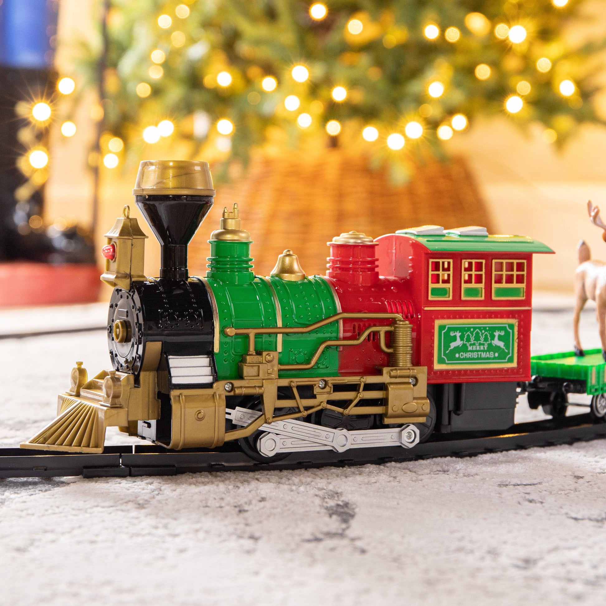 Christmas  -  Elf Train Set With Lights and Music  -  60004042