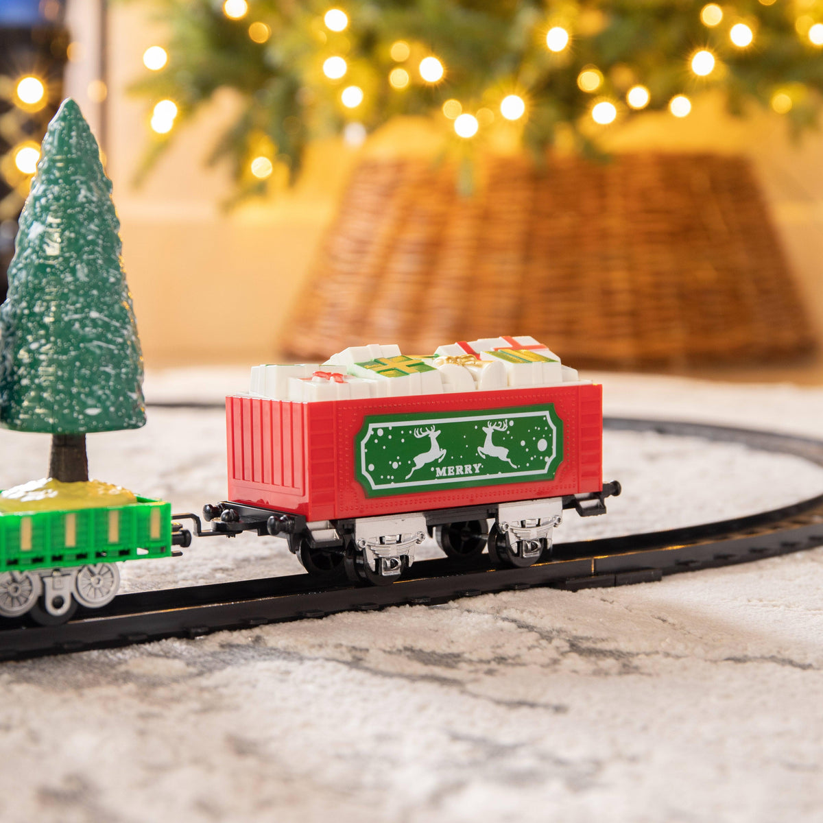 Xmas Tree Train Set BELLOCHIDDO Christmas Train Sets For Around The