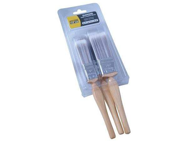 Paint  -  Fit For The Job Diamond 3 Piece Brush Set  -  50076621