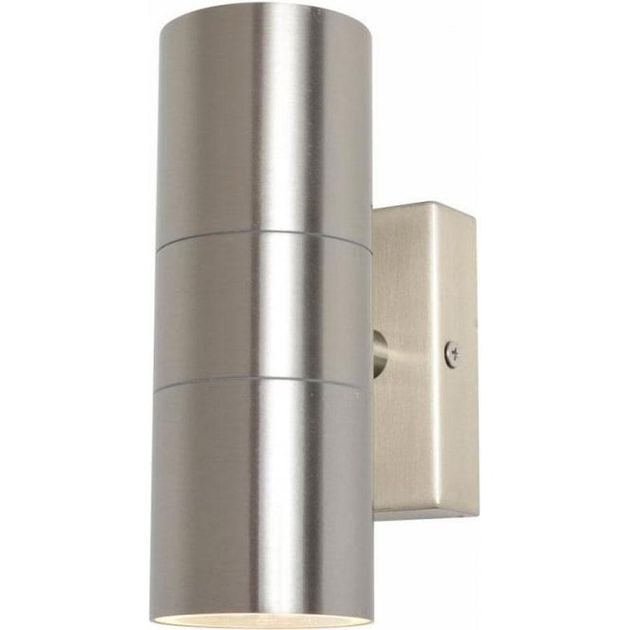Lights  -  Forum Leto 2 Light Up And Down Outdoor Stainless Steel Wall Fixture  -  50131983