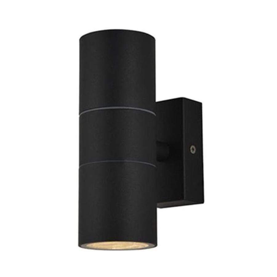 Lights  -  Forum Leto Up/Down Outdoor Wall Light Black  -  50131988
