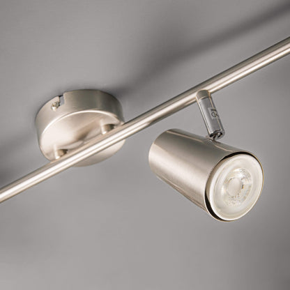 Lights  -  Forum Lighting Harvey 4 Light Spotlight Bar Satin Nickel  -  50148221