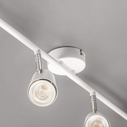 Lights  -  Forum Lighting Harvey 4 Light Spotlight Bar White Ceiling Light  -  50148222
