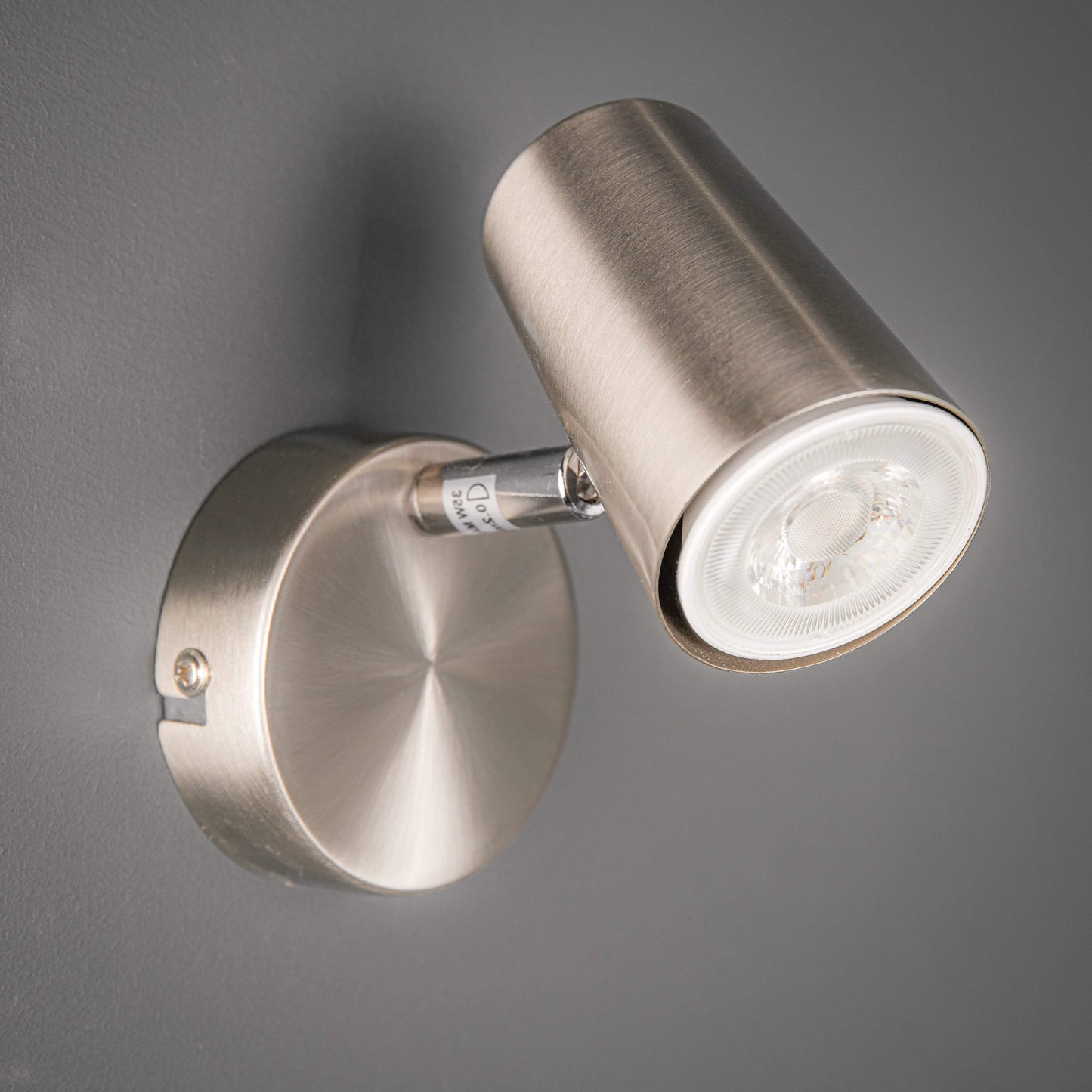 Lights  -  Forum Lighting Harvey Single Spotlight Satin Nickel Ceiling Light  -  50148223