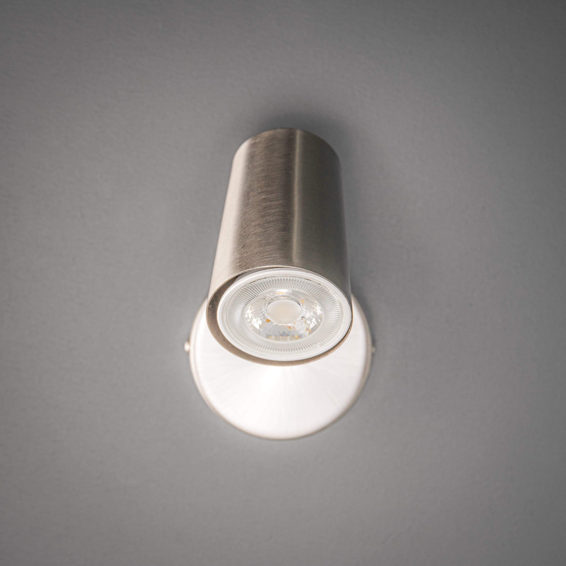 Lights  -  Forum Lighting Harvey Single Spotlight Satin Nickel Ceiling Light  -  50148223