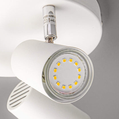 Lights  -  Forum Lighting Harvey Triple Spotlight White Ceiling Light  -  50148226