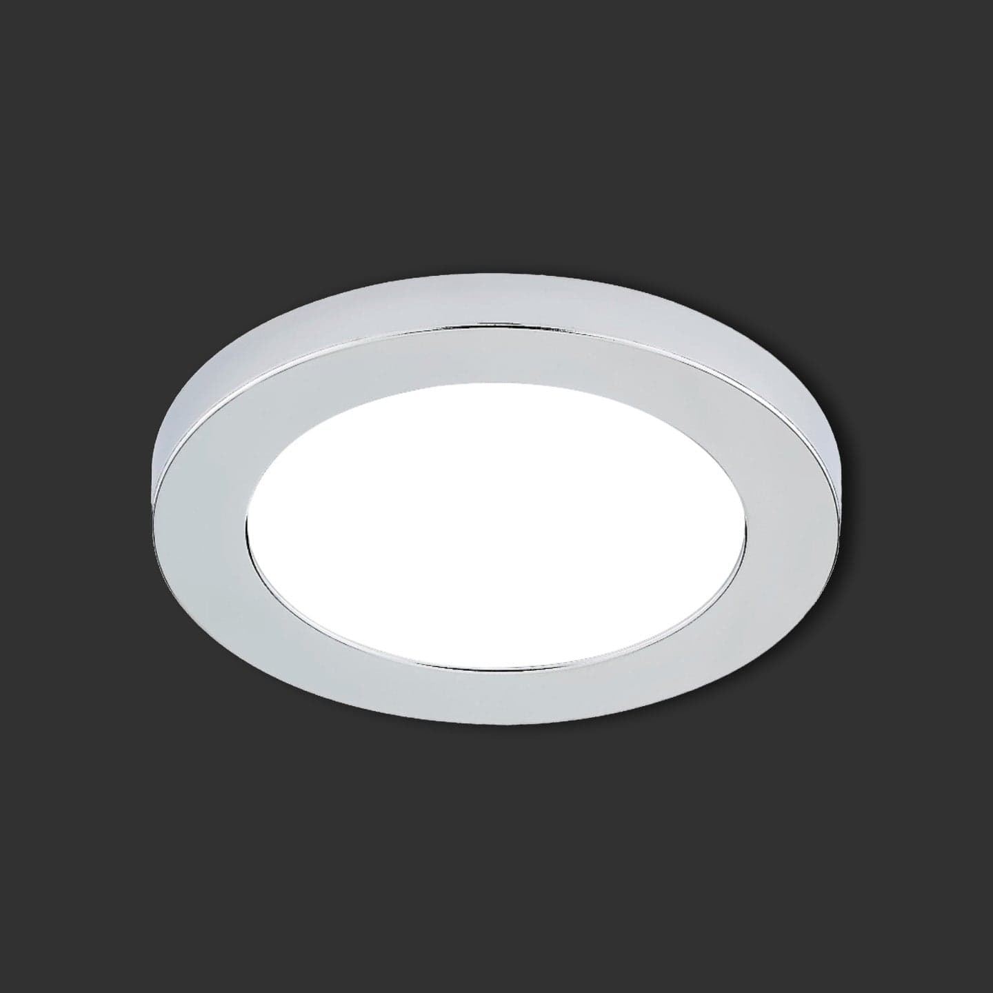 Lights  -  Forum Spa Chrome Magnetic Ring For 12W Tauri Flush Bathroom Light  -  50155601