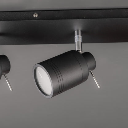 Lights  -  Forum Scorpius Matt Black 4 Spotlights Bar  -  50155603
