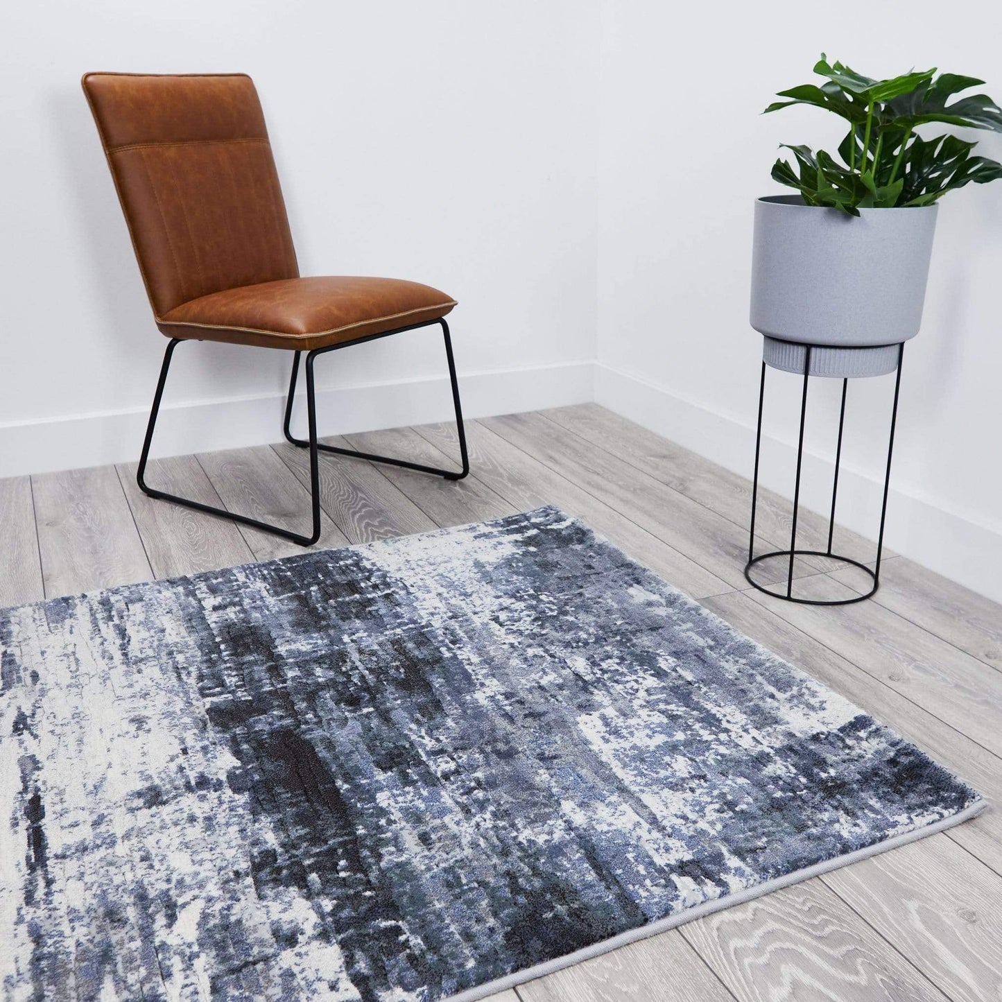 Rugs  -  Galleria Blue Abstract Rug - Multiple Sizes  -  50136231