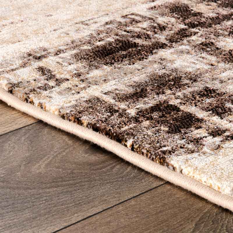 Rugs  -  Galleria Brown And Beige Abstract Runner - 67x230cm  -  50141334