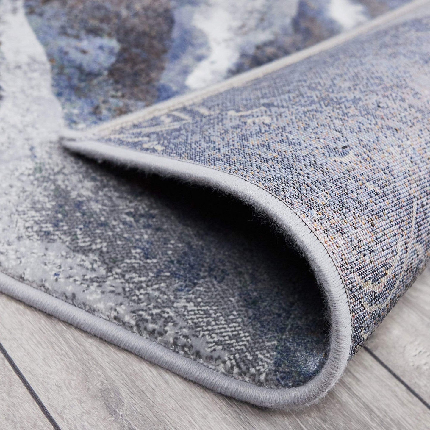 Rugs  -  Galleria Navy Modern Roxen Rug - Multiple Sizes  - 