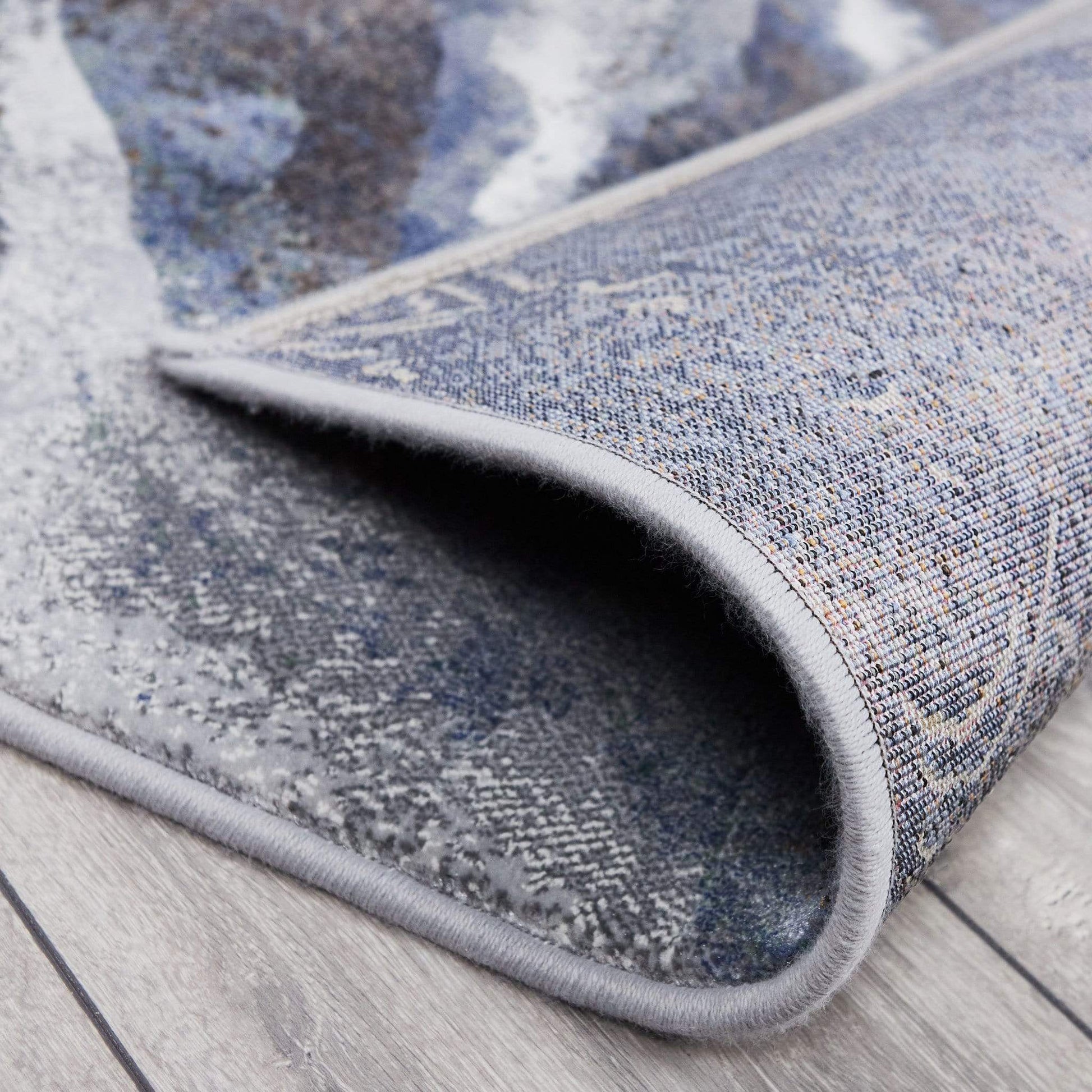 Rugs  -  Galleria Navy Modern Roxen Rug - Multiple Sizes  - 