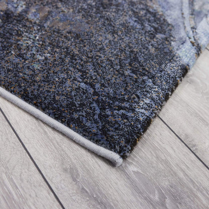 Rugs  -  Galleria Navy Modern Roxen Rug - Multiple Sizes  - 