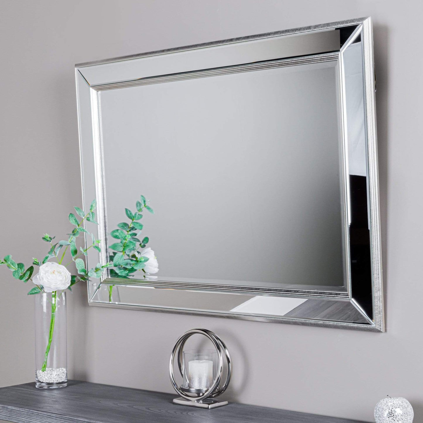 Mirrors  -  Gallery Farrel Champagne Rectangle Mirror - 329876  -  50152137
