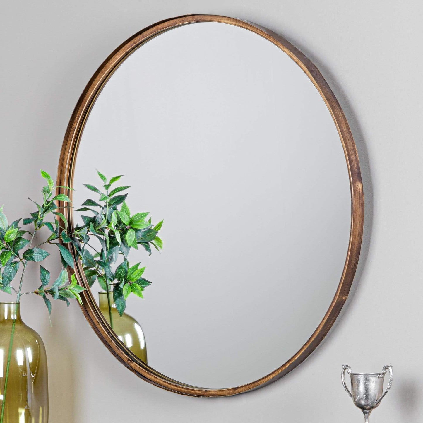 Mirrors  -  Gallery Greystoke Round Wall Mirror - 468715  -  50126356