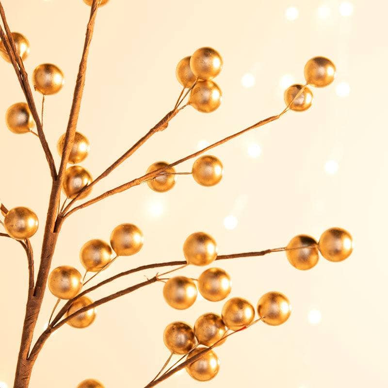 Christmas  -  Gold Berry Spray - 56cm  -  60000841
