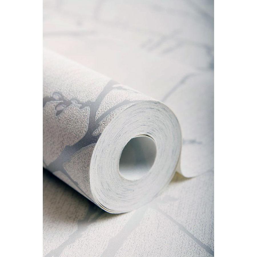 Wallpaper  -  Graham & Brown Innocence White Twig Wallpaper - 33-275  -  50122788