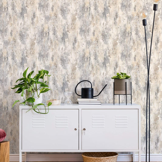 Wallpaper  -  Grandeco Jungle Fever Bosa Neutral Wallpaper - JF1101  -  50154570