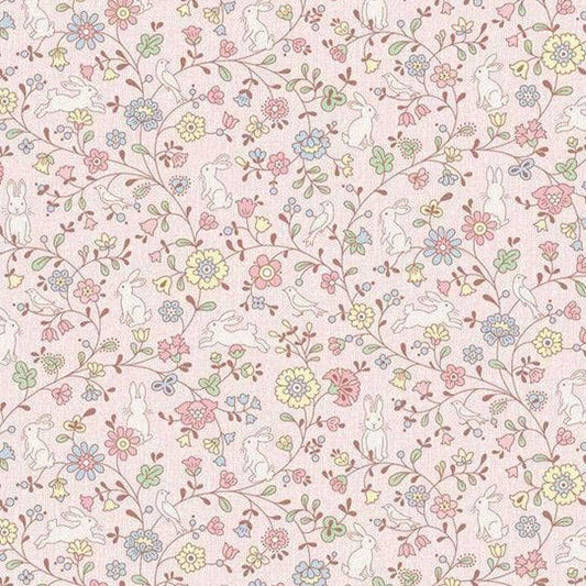 Wallpaper  -  Grandeco Liberty Pink Wallpaper - JS3105  -  60003769