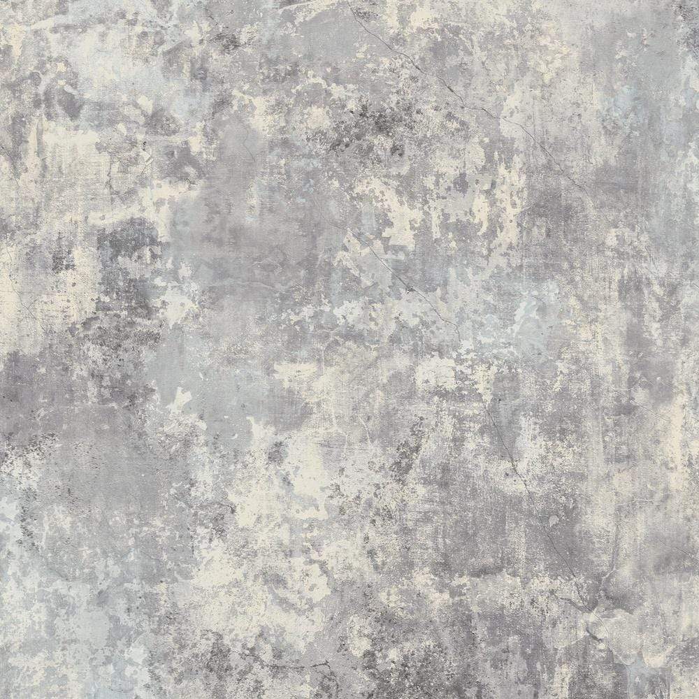 Wallpaper  -  Grandeco Plaster Grey Wallpaper - 170803  -  60000012
